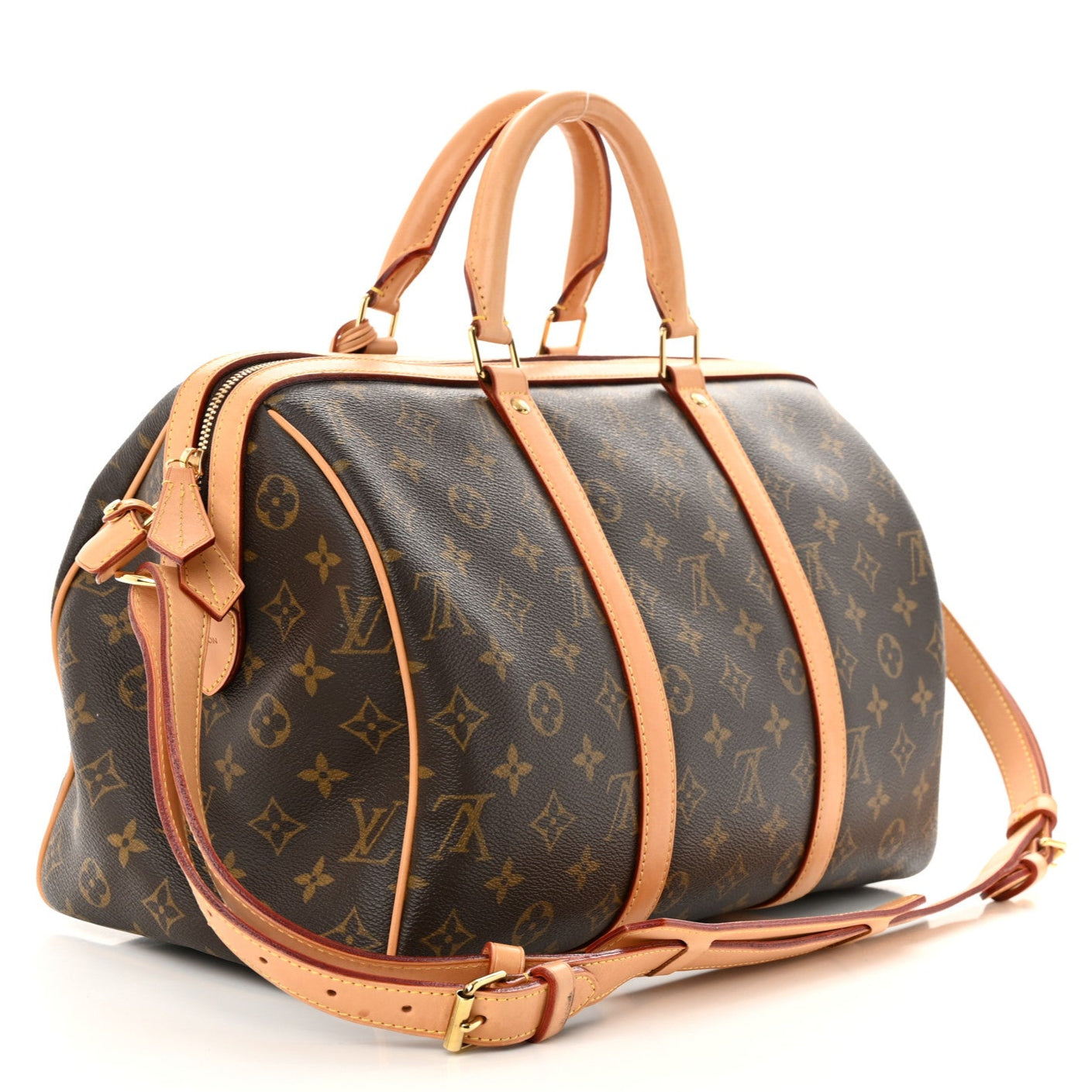 Louis Vuitton Monogram Sofia Coppola Speedy Duffle Bag - Brown