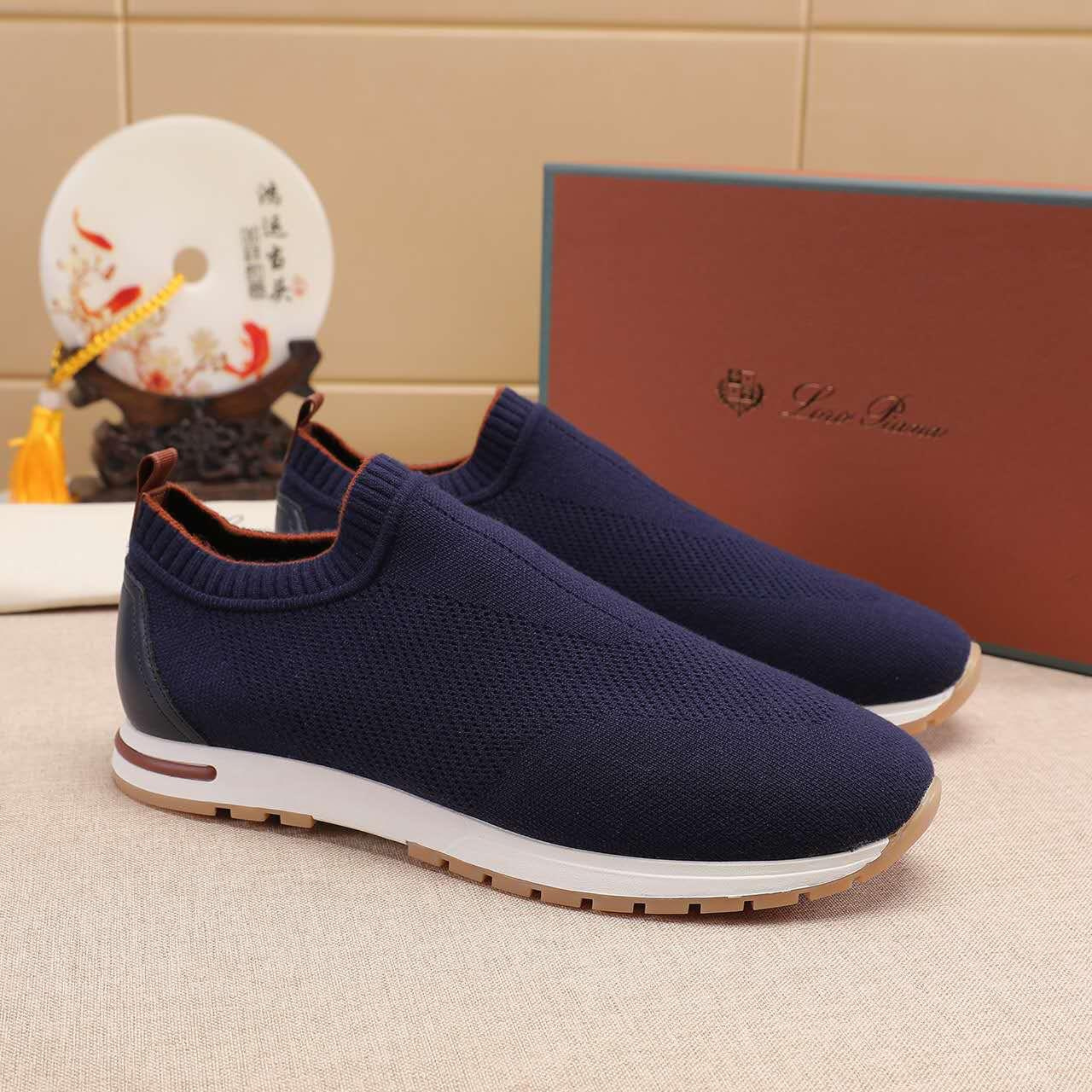 Loro Piana 360 LP Flexy Walk Sneaker - Galaxy Blue (F0VC)