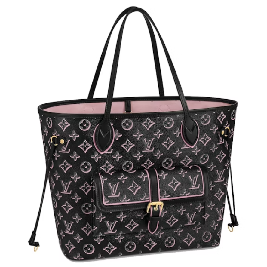 Louis Vuitton Monogram Fall For You Neverfull MM - Black