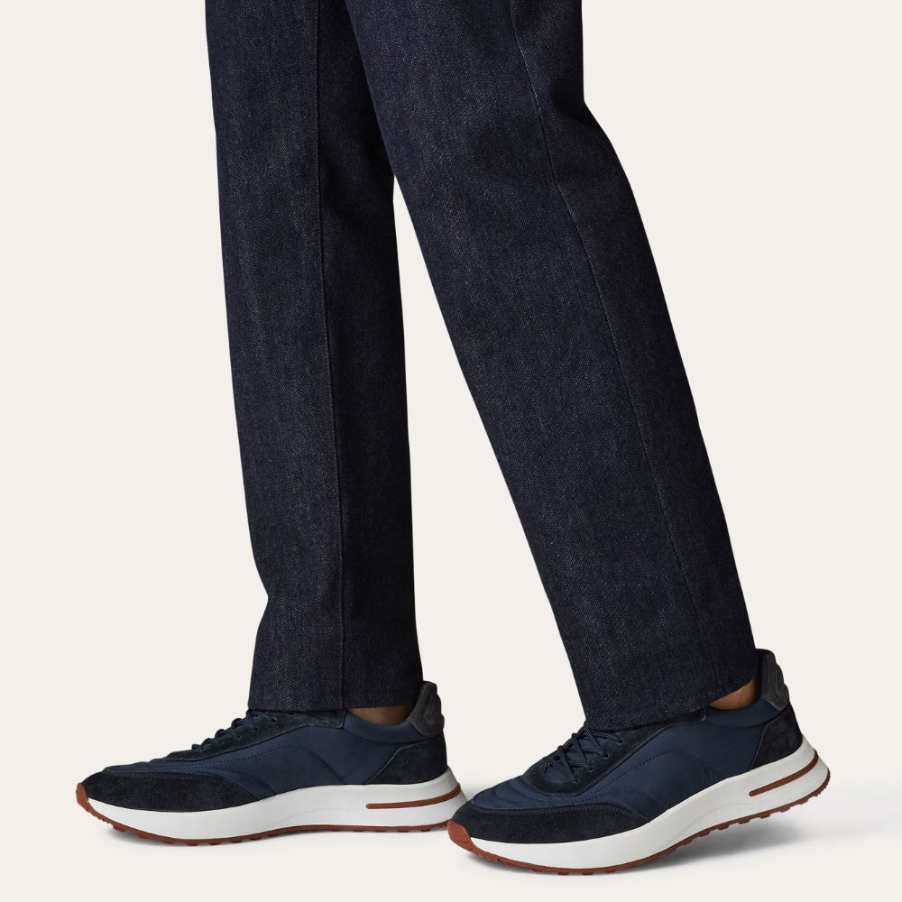 Loro Piana Week End Walk Sneakers - Navy Blue (W000)