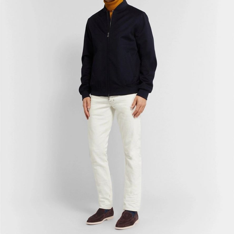 Loro Piana Summer Walk Suede Loafers - Amarone (Q08F)