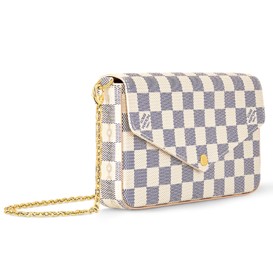 Louis Vuitton Damier Azur Pochette Félicie Crossbody Bag - Damier Azur