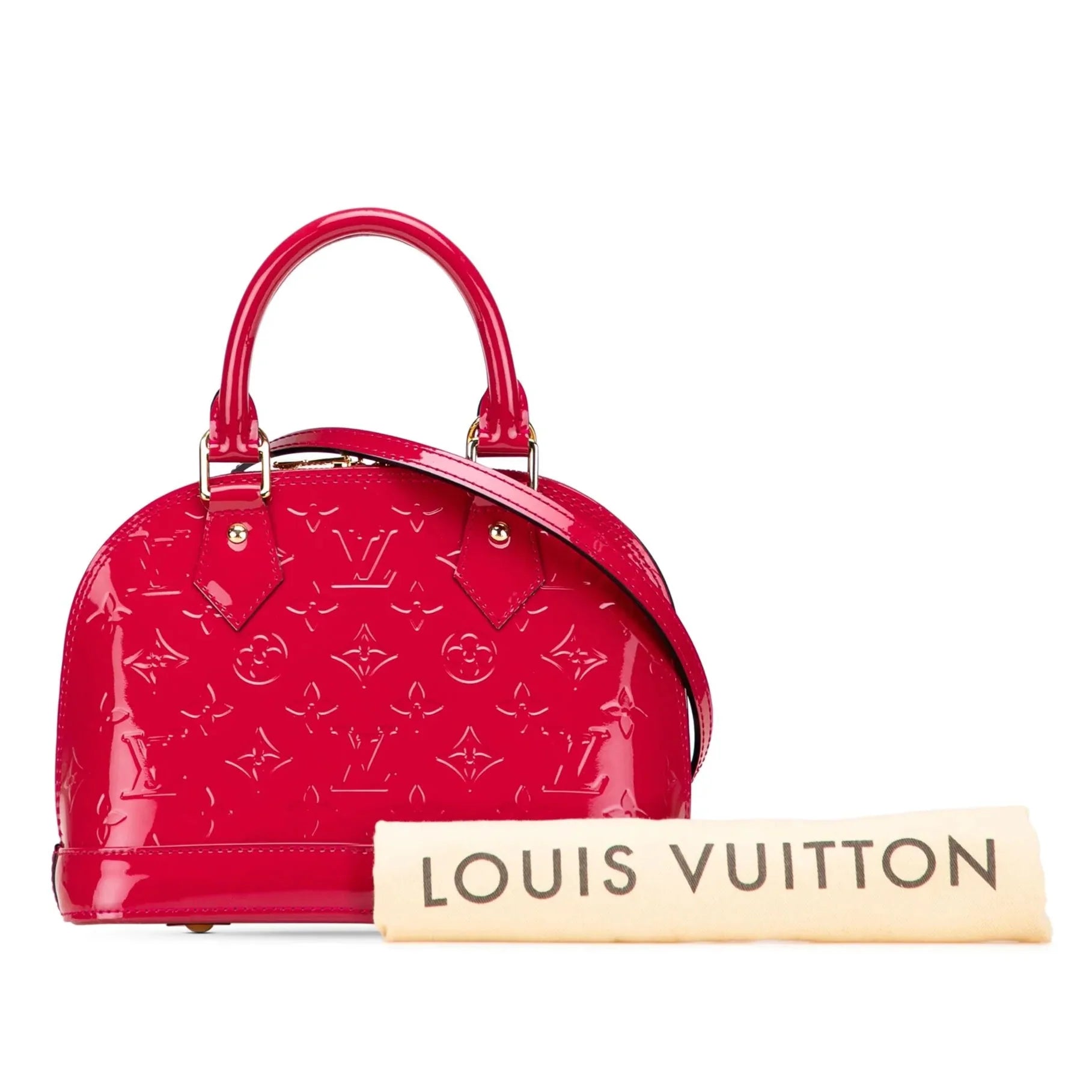 Louis Vuitton Alma BB Handbag - Indian Red