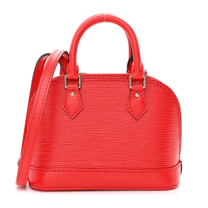 Louis Vuitton Epi Alma Nano BB Handbag - Red