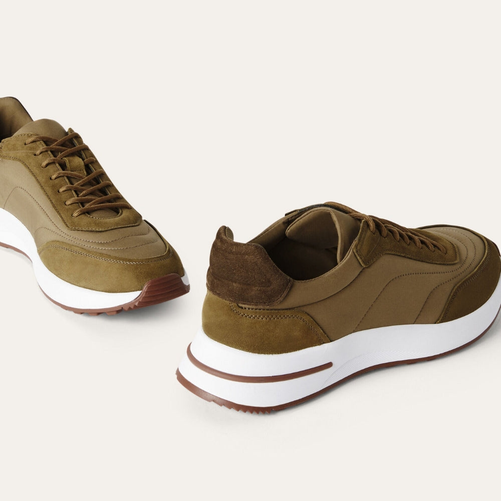 Loro Piana Week End Walk Sneakers - Smoky Tree (083)