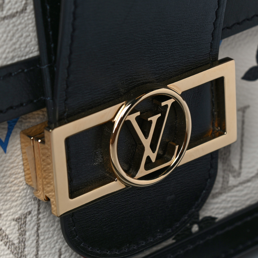 Louis Vuitton Dauphine MM Tote Bag - White