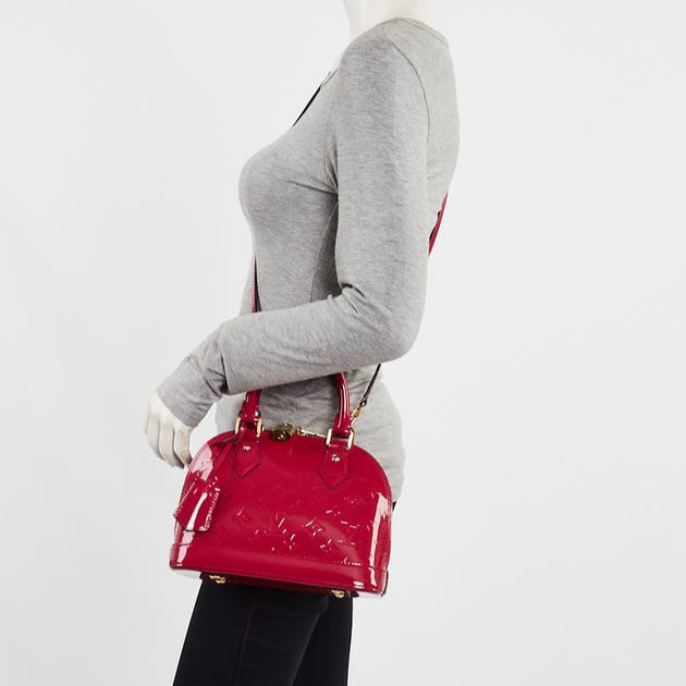 Louis Vuitton Alma BB Handbag - Indian Red