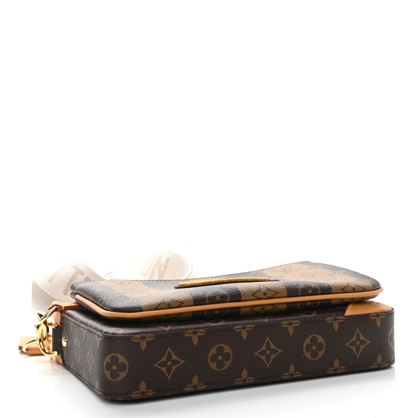 Louis Vuitton x NIGO Reverse Monogram Messenger Bag - Brown