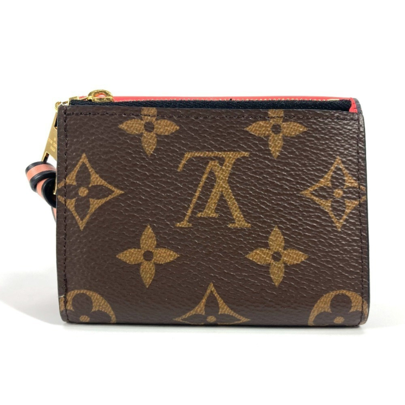 Louis Vuitton Monogram Portefeuille Tuileries Compact Wallet - Red/Brown