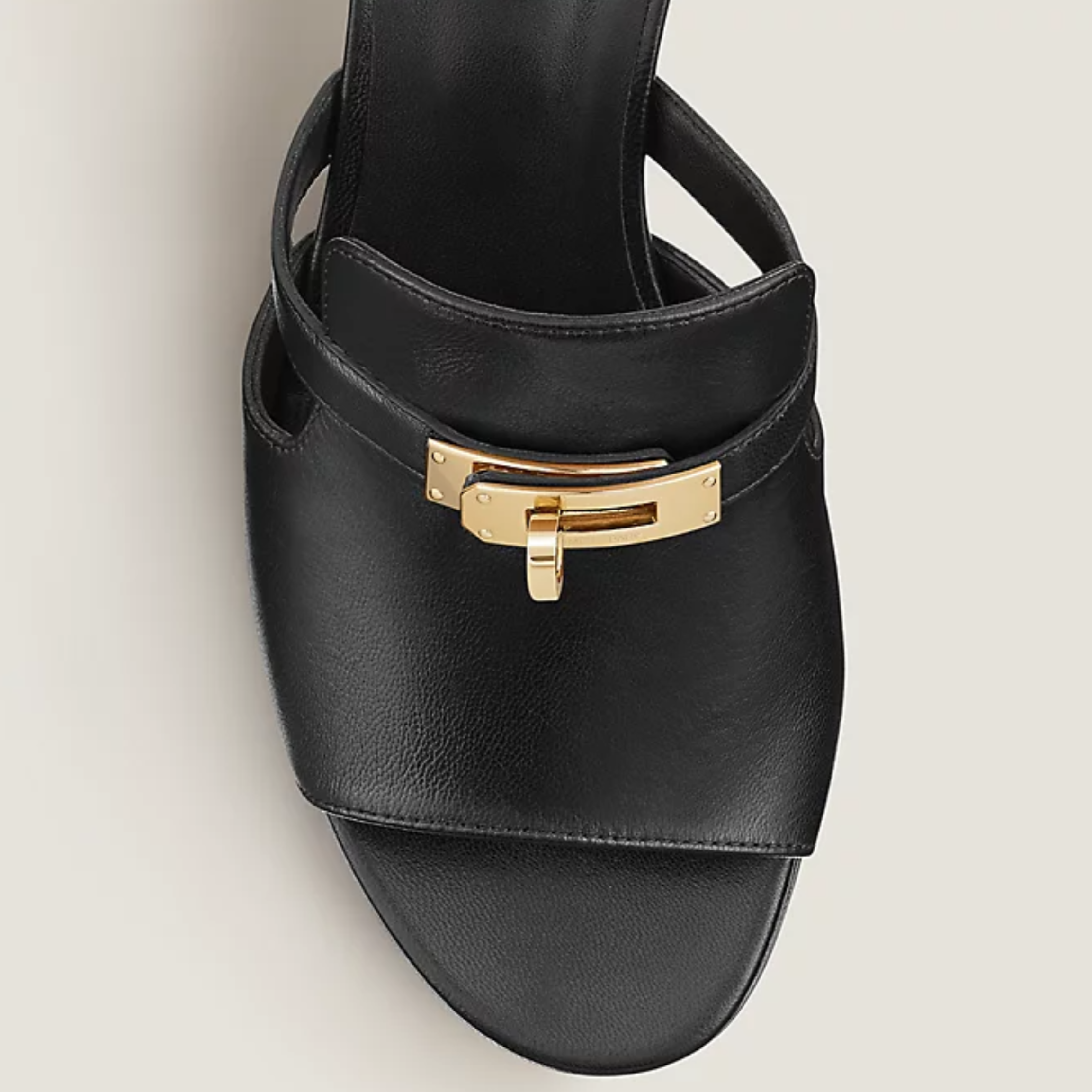 Hermes Candy Sandals - Black