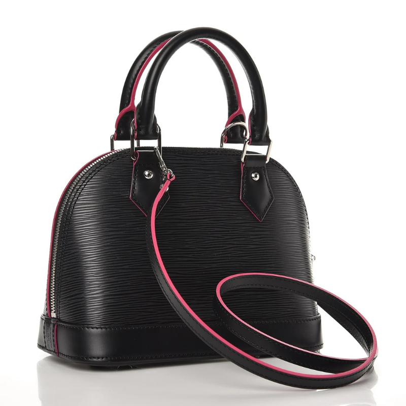 Louis Vuitton Epi Alma BB Handbag - Black