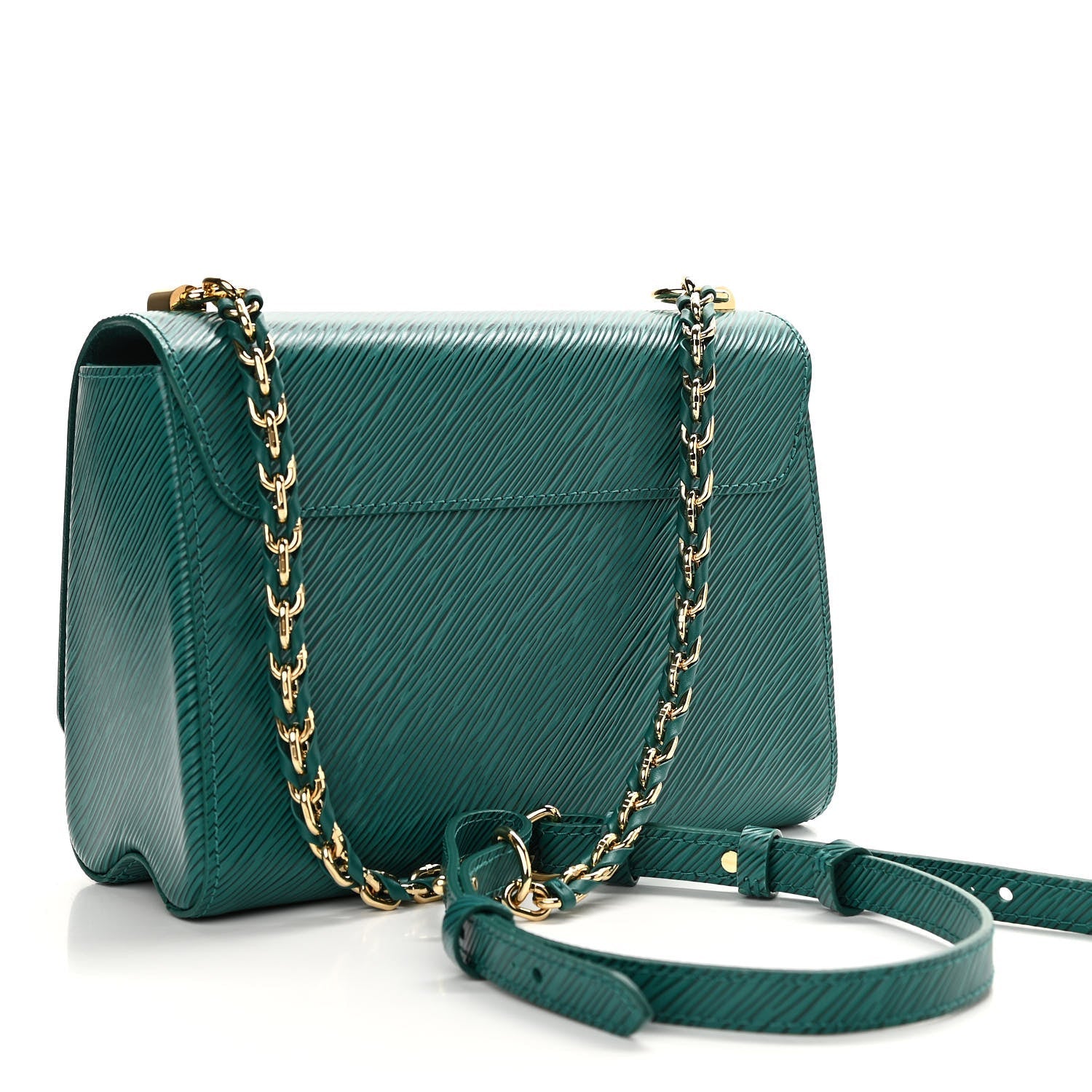 Louis Vuitton Twist MM Chain Shoulder Bag - Turquoise