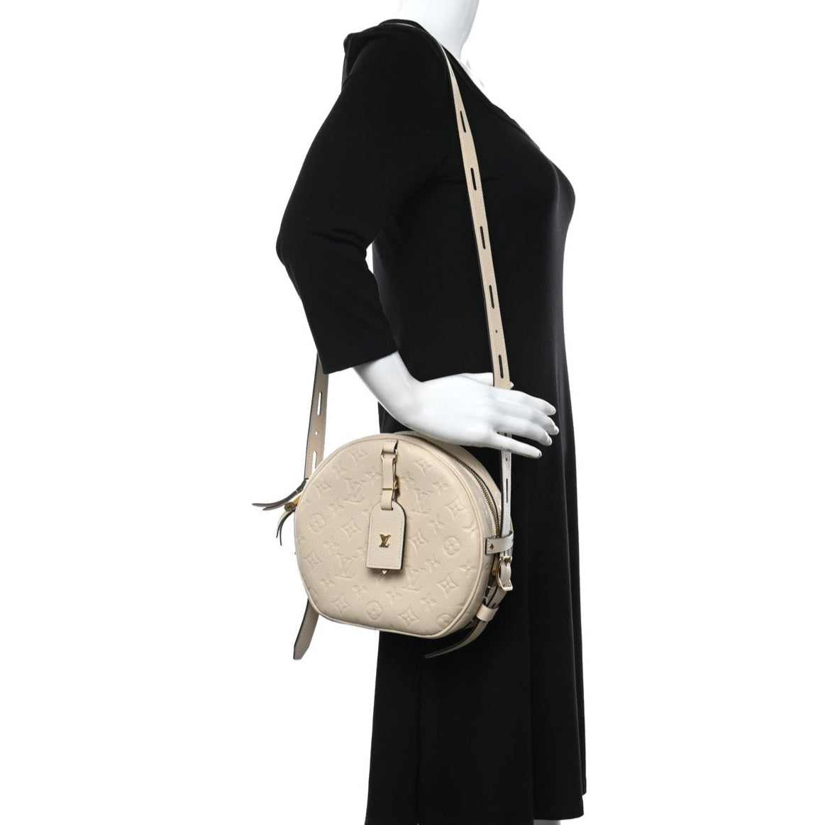 Louis Vuitton Empreinte Petite Boite Chapeau Shoulder Bag - Creme
