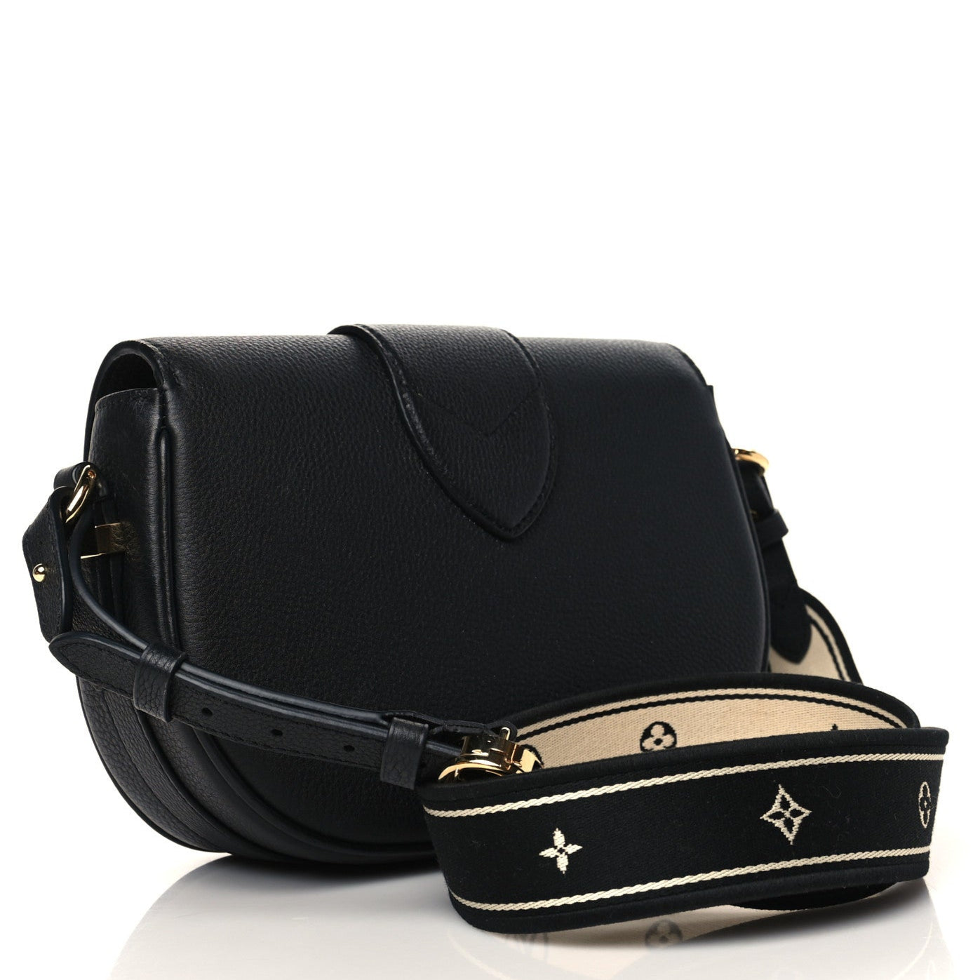 Louis Vuitton LV Pont 9 Soft MM Shoulder Bag - Black
