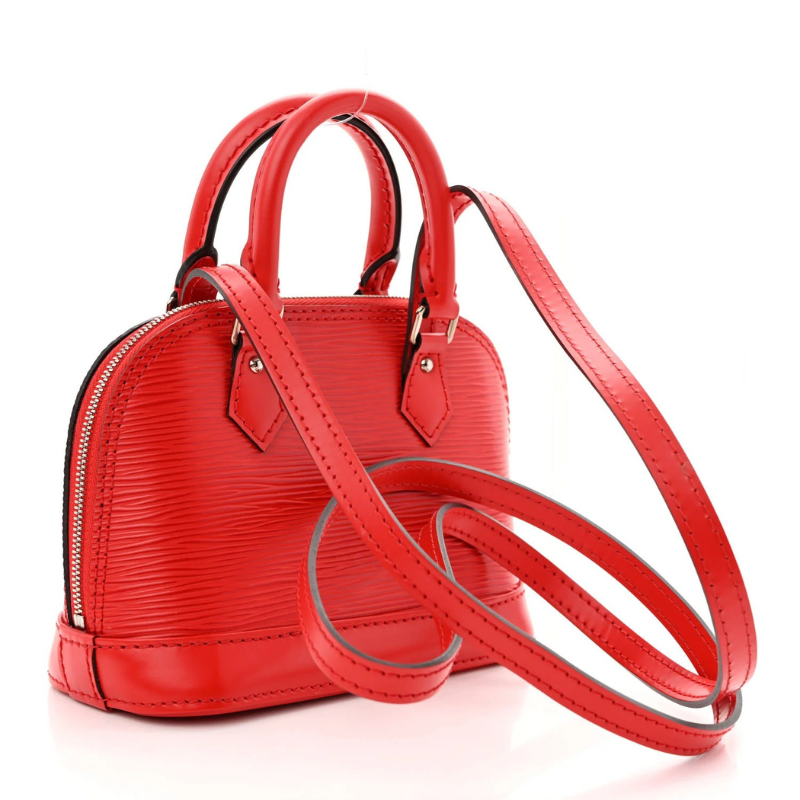 Louis Vuitton Epi Alma Nano BB Handbag - Red