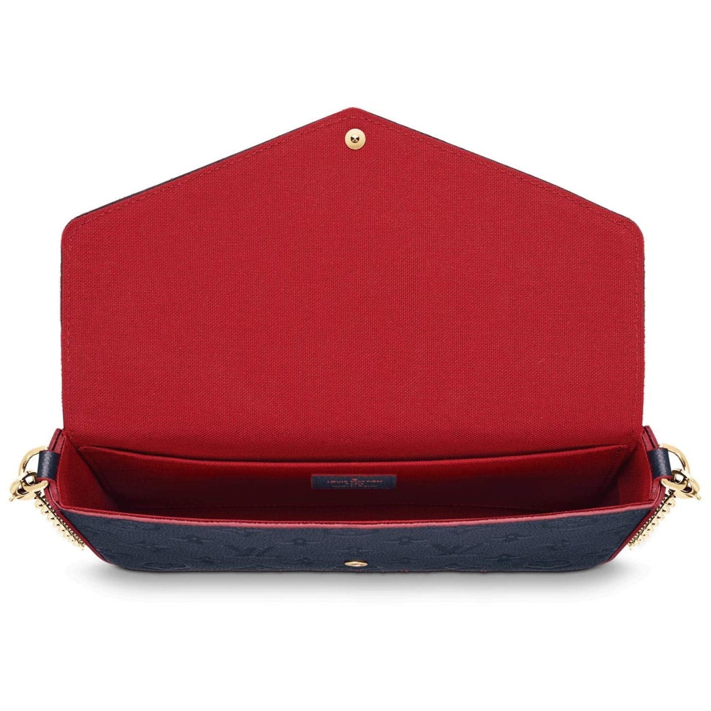 Louis Vuitton Pochette Félicie Wallet Shoulder Bag - Marine Rouge Blue