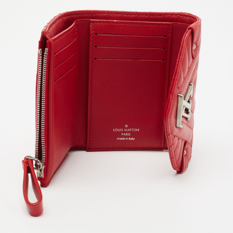 Louis Vuitton New Wave Compact Wallet - Red