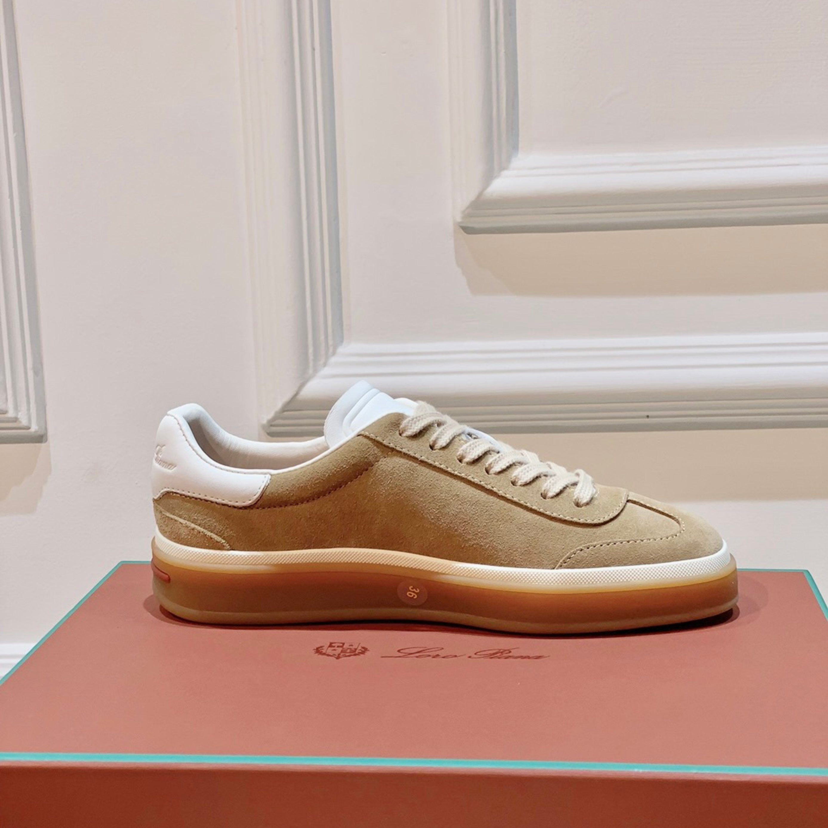 Loro Piana Tennis Walk Suede Sneakers - Suede (256)