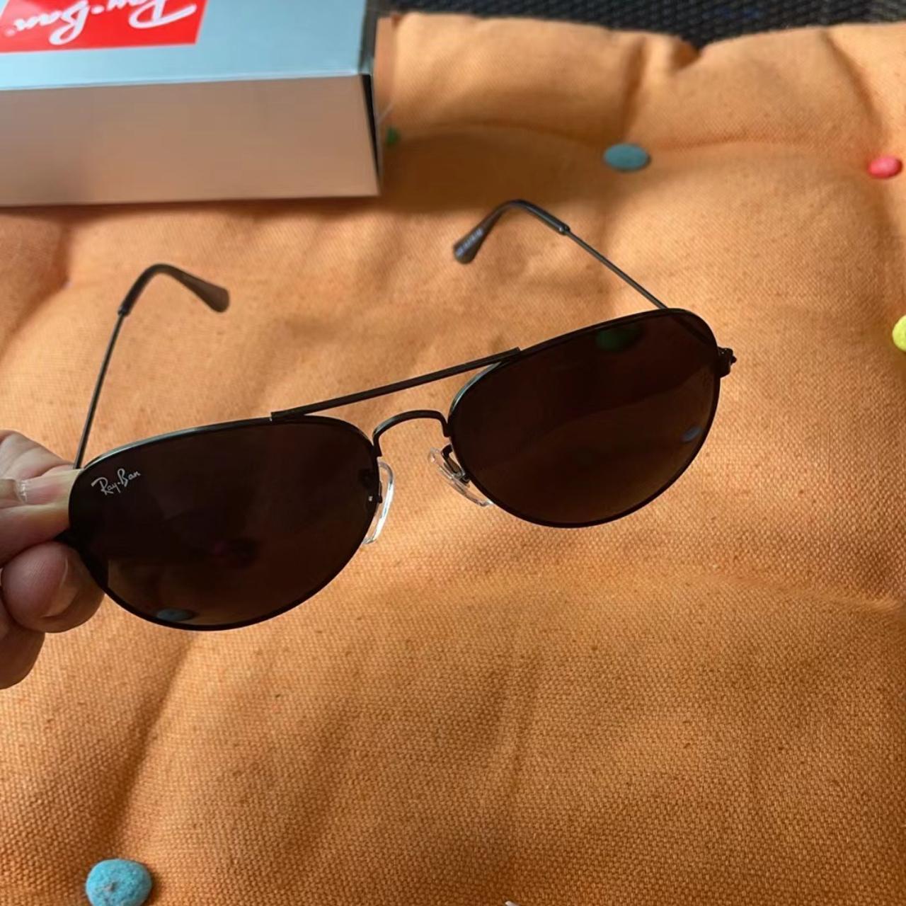 Ray Ban Aviator Classic RB3025 002/58 Black Frame Sunglasses