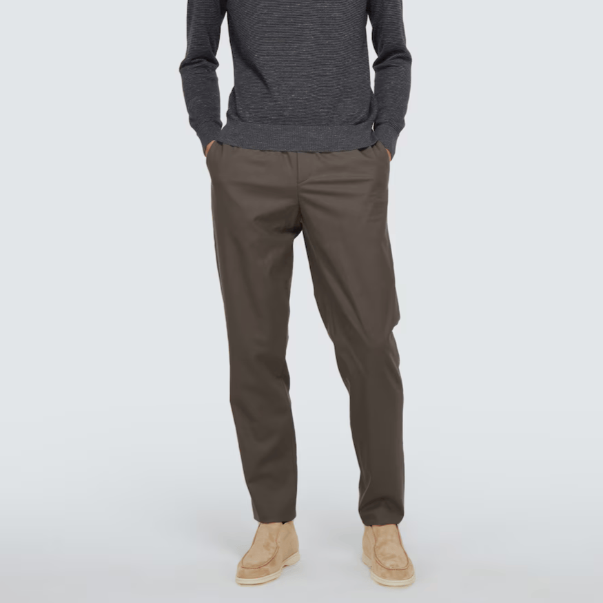 Loro Piana Open Walk Suede Ankle Boots - Woodsmoke Beige