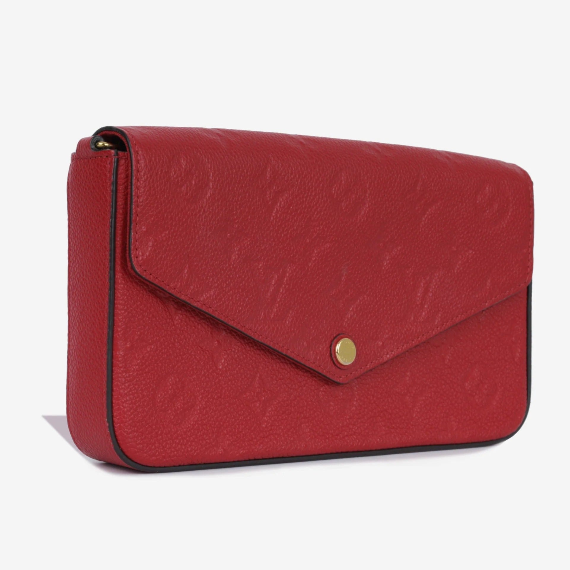 Louis Vuitton Pochette Félicie Wallet - Scarlet Red