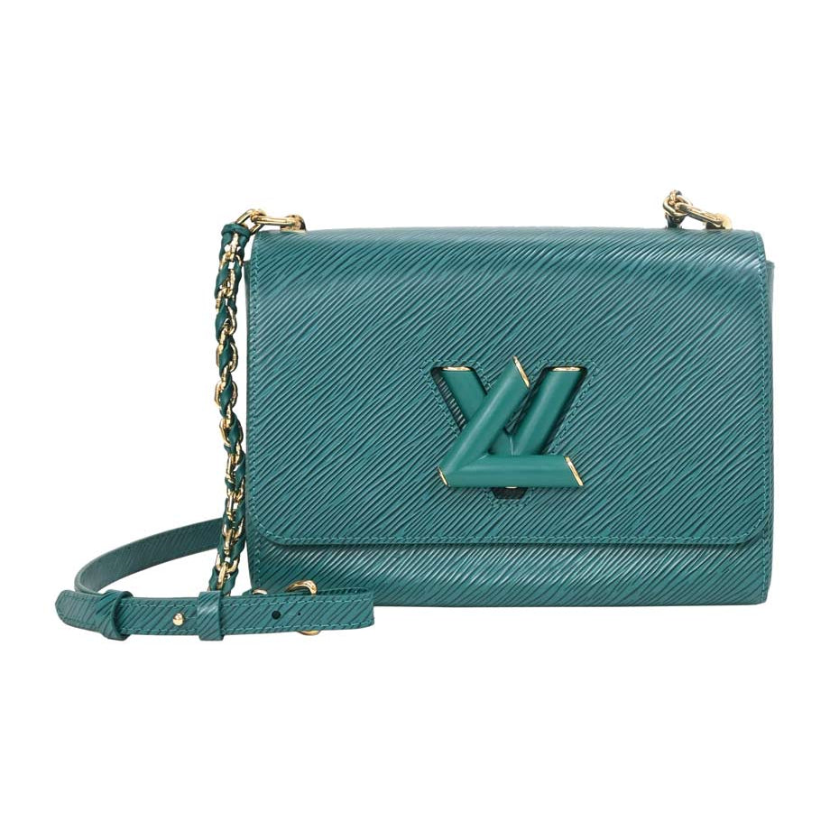 Louis Vuitton Twist MM Chain Shoulder Bag - Turquoise