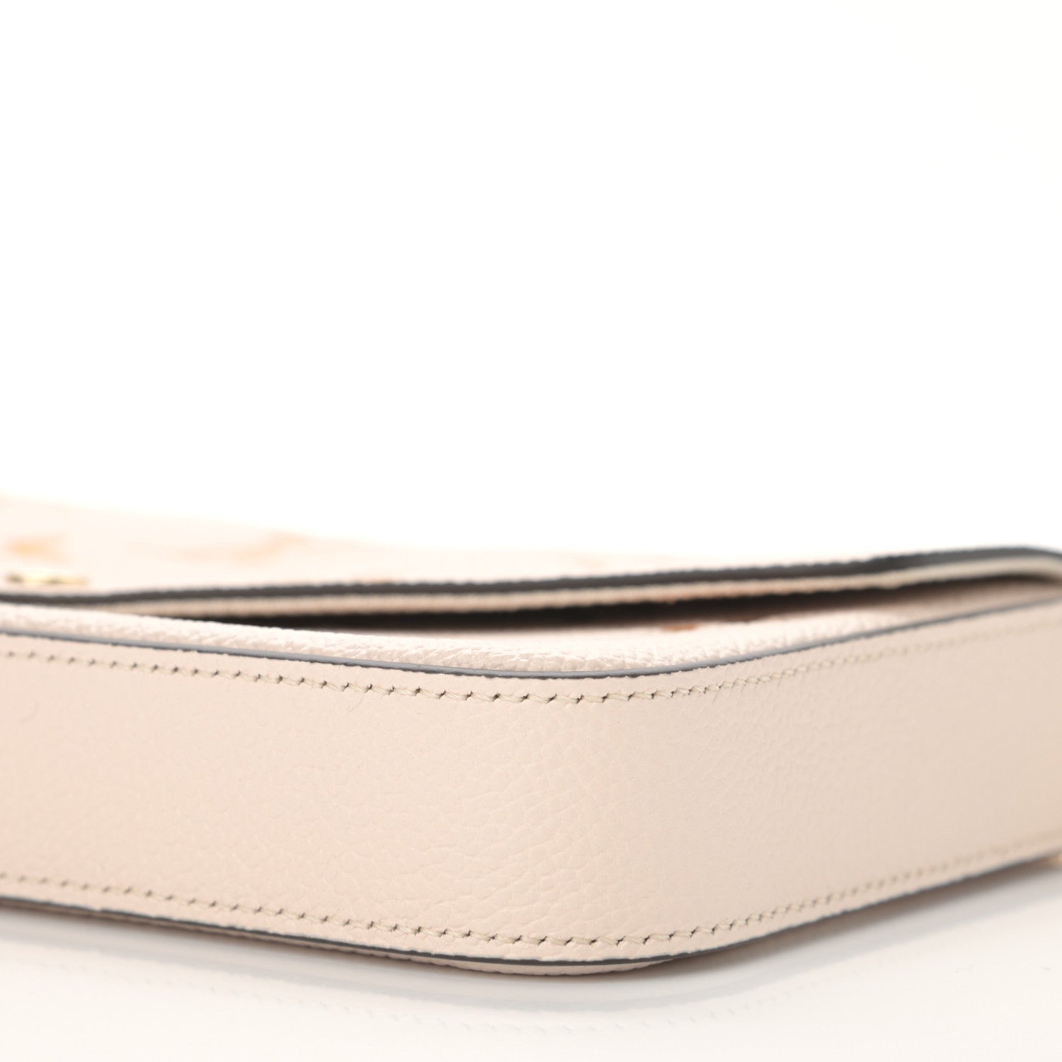 Louis Vuitton Félicie Pochette Chain Wallet - Cream Saffron