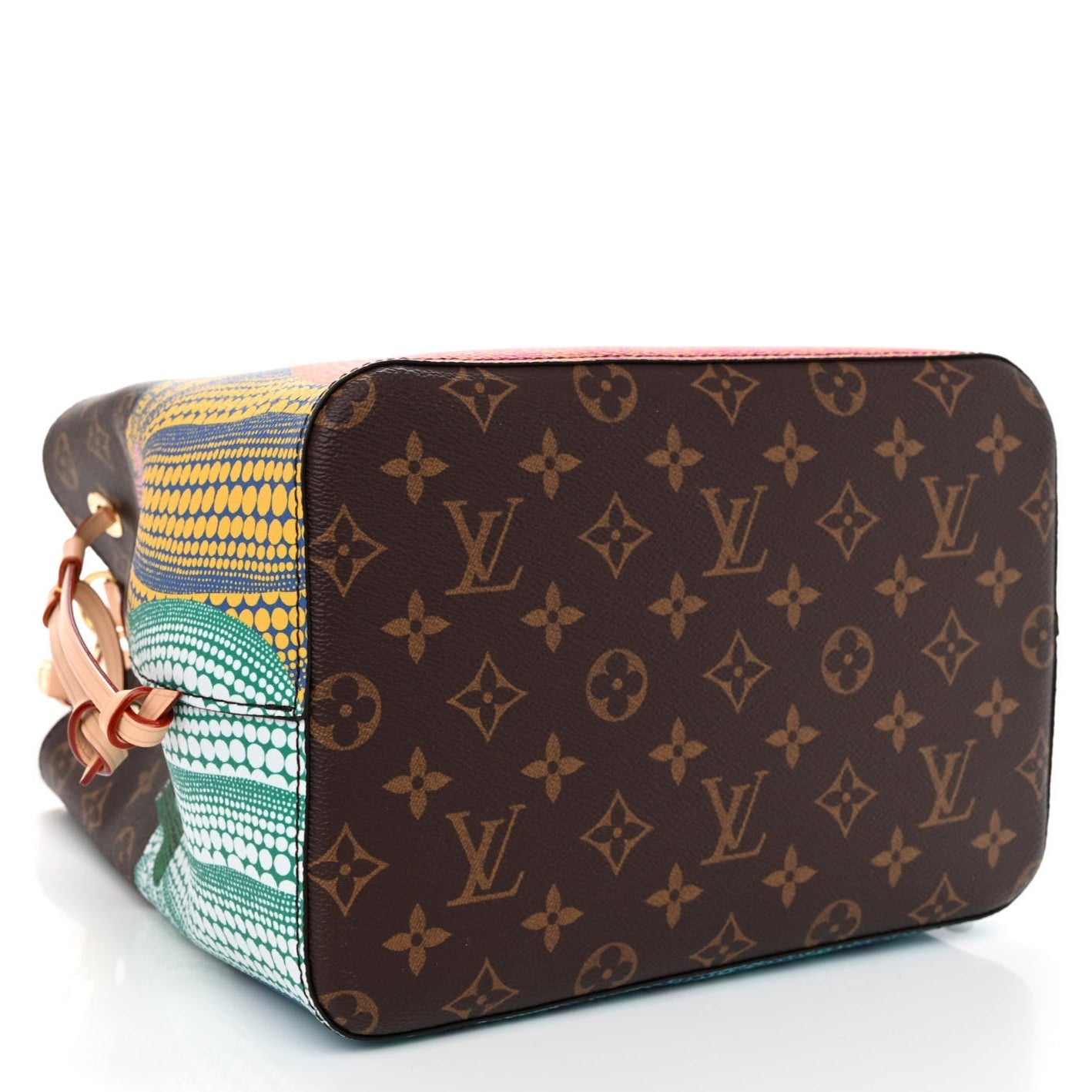 Louis Vuitton x Yayoi Kusama Pumpkin NéoNoé MM Bucket Bag - Brown