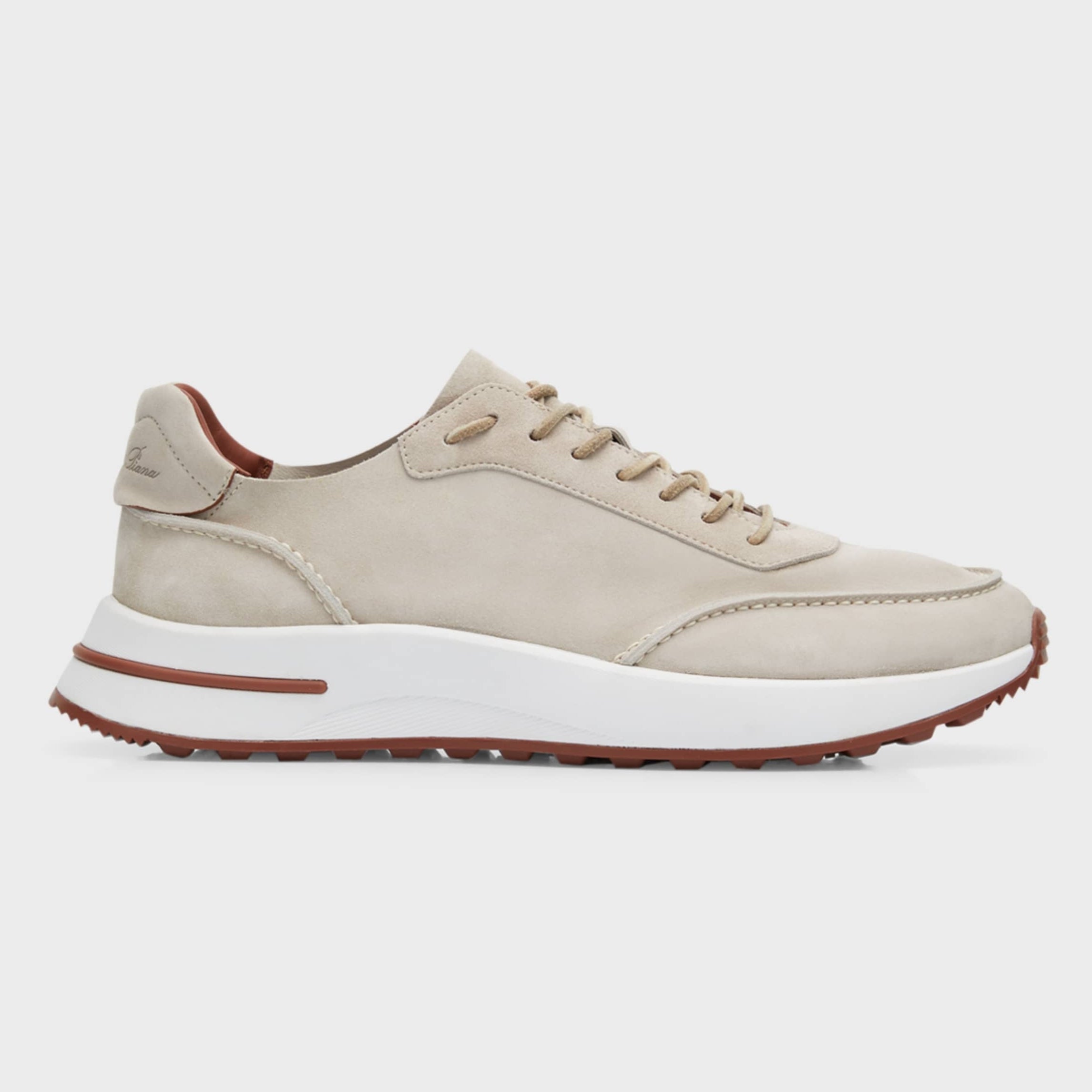Loro Piana Weekend Walk Suede Sneakers - Beige