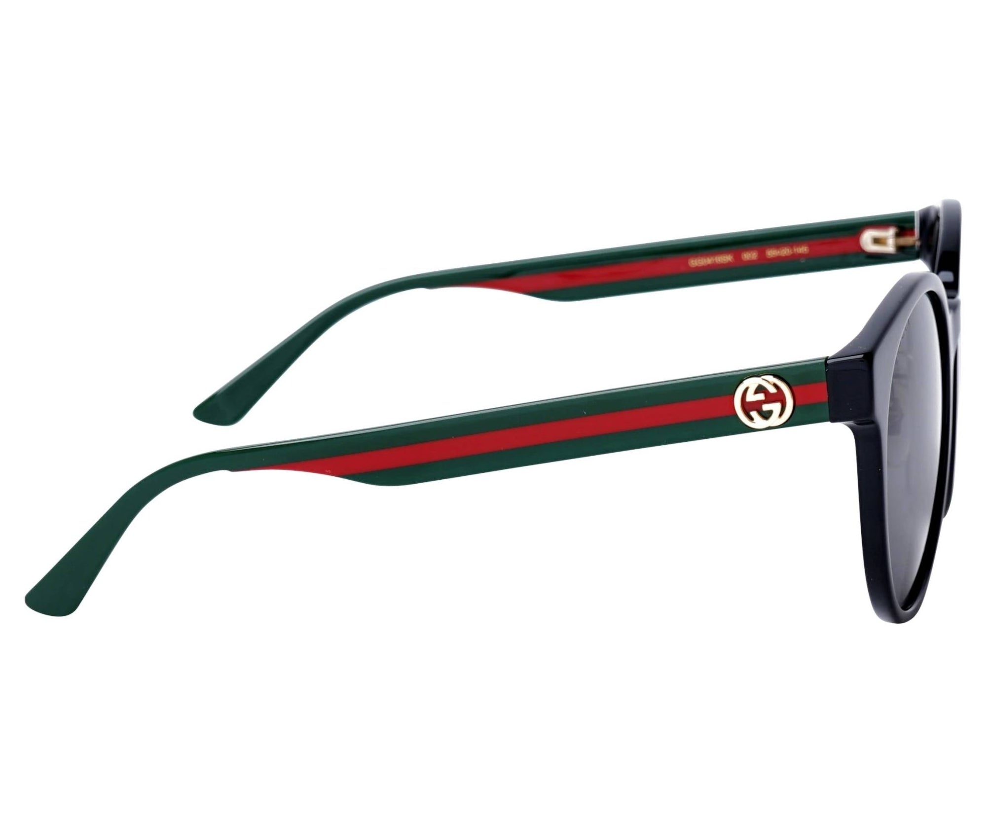 Gucci GG0416SK Round Black Sunglasses