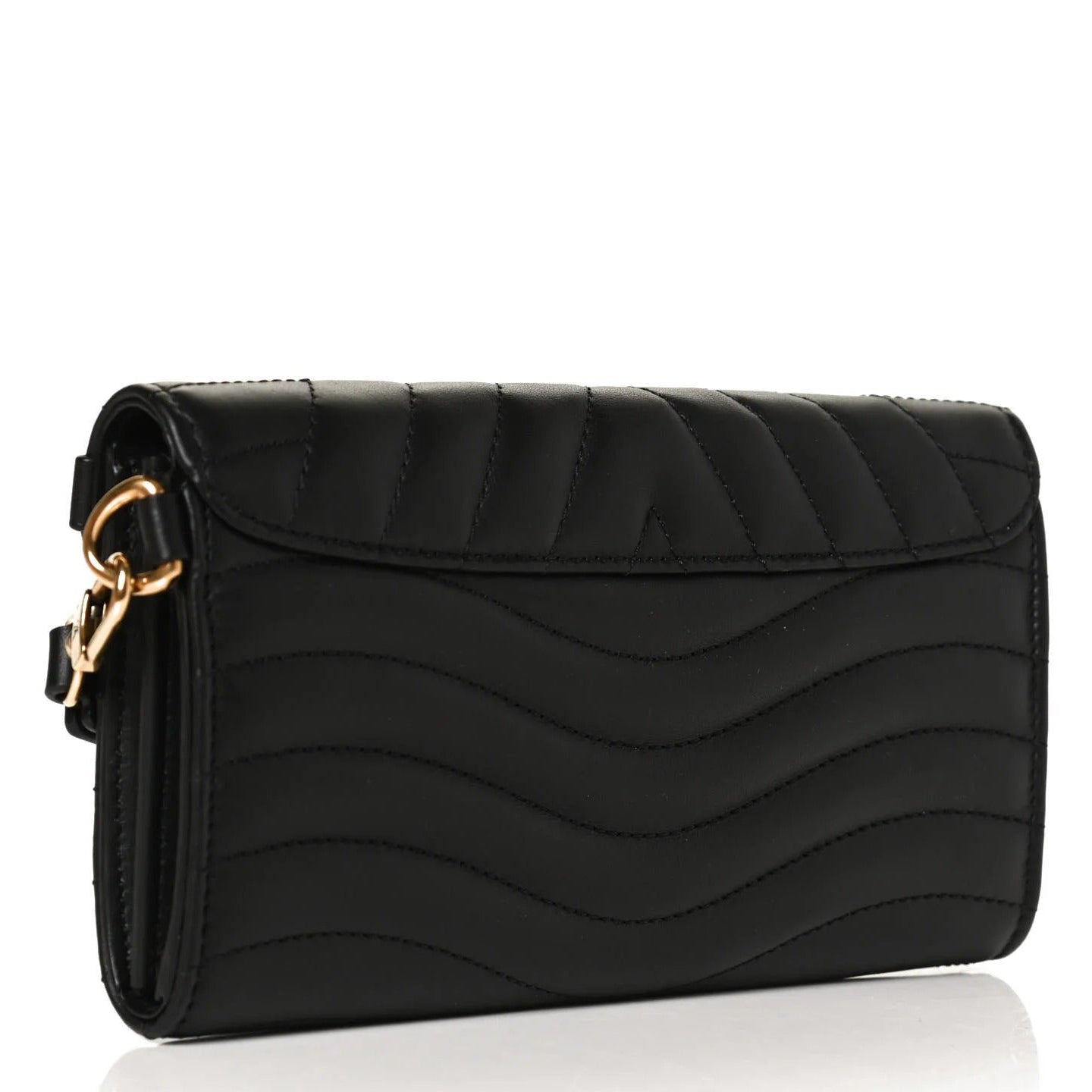 Louis Vuitton New Wave Long Wallet - Black