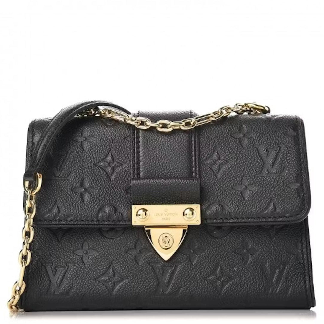 Louis Vuitton Monogram Empreinte Saint Sulpice BB Shoulder Bag - Black