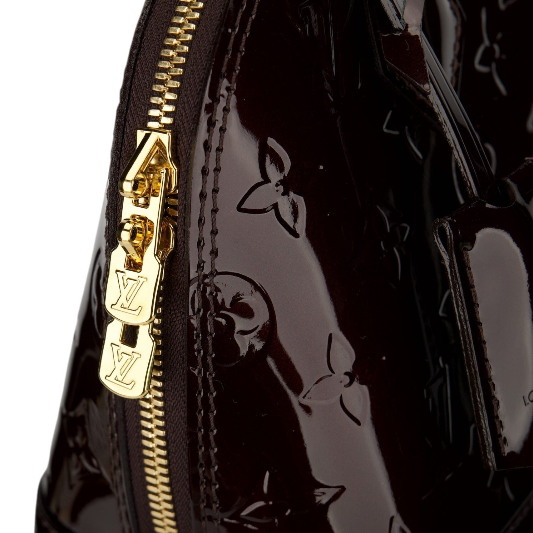 Louis Vuitton Vernis Alma BB Handbag - Amarante