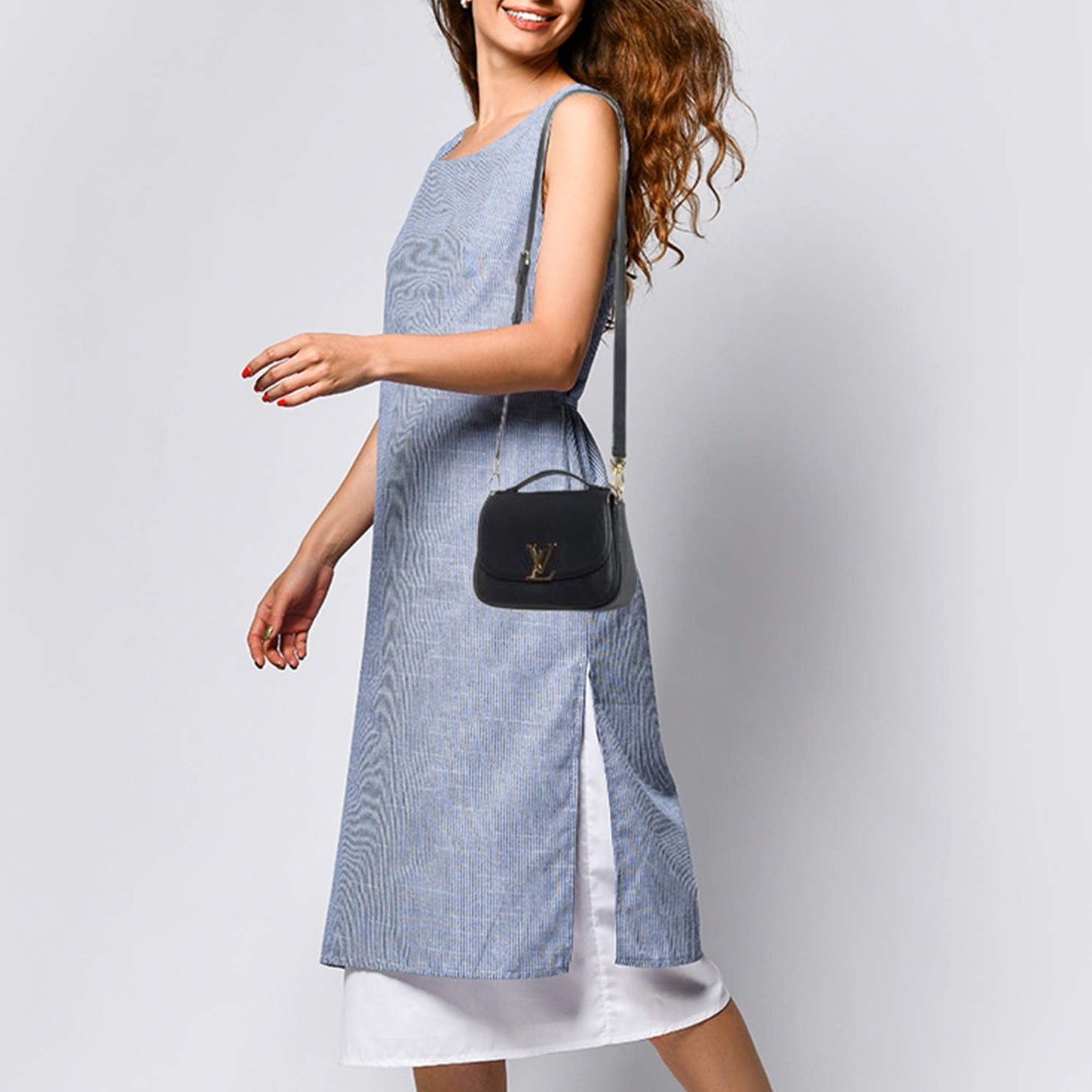 Louis Vuitton Neo Vivienne Handbag - Black