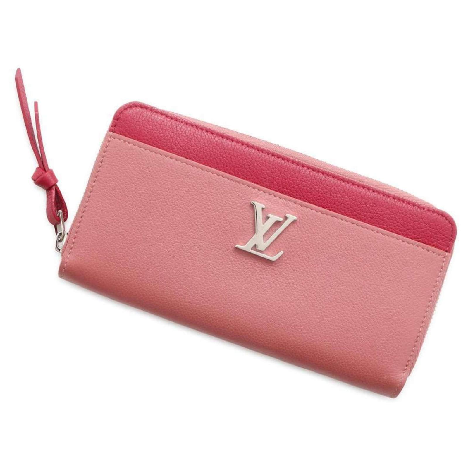 Louis Vuitton Zippy Lock Me Long Wallet - Pink