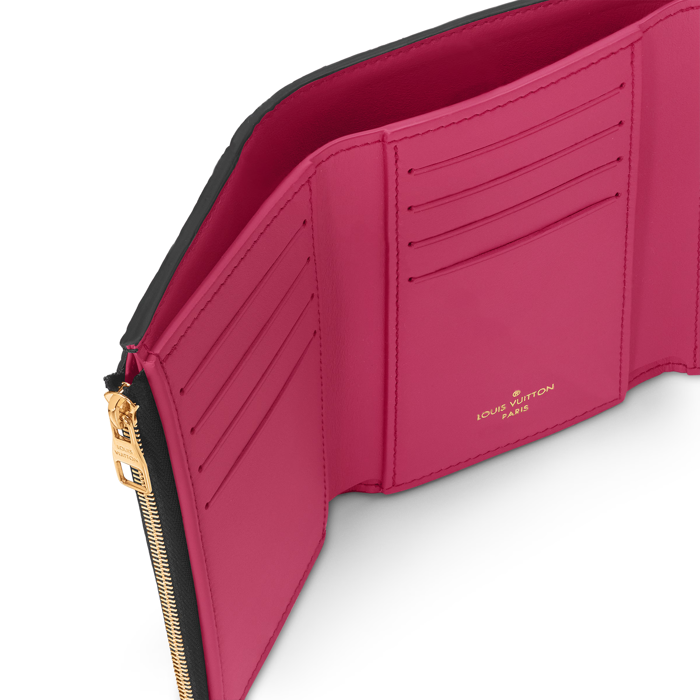 Louis Vuitton Capucines Compact Wallet - Black Rose