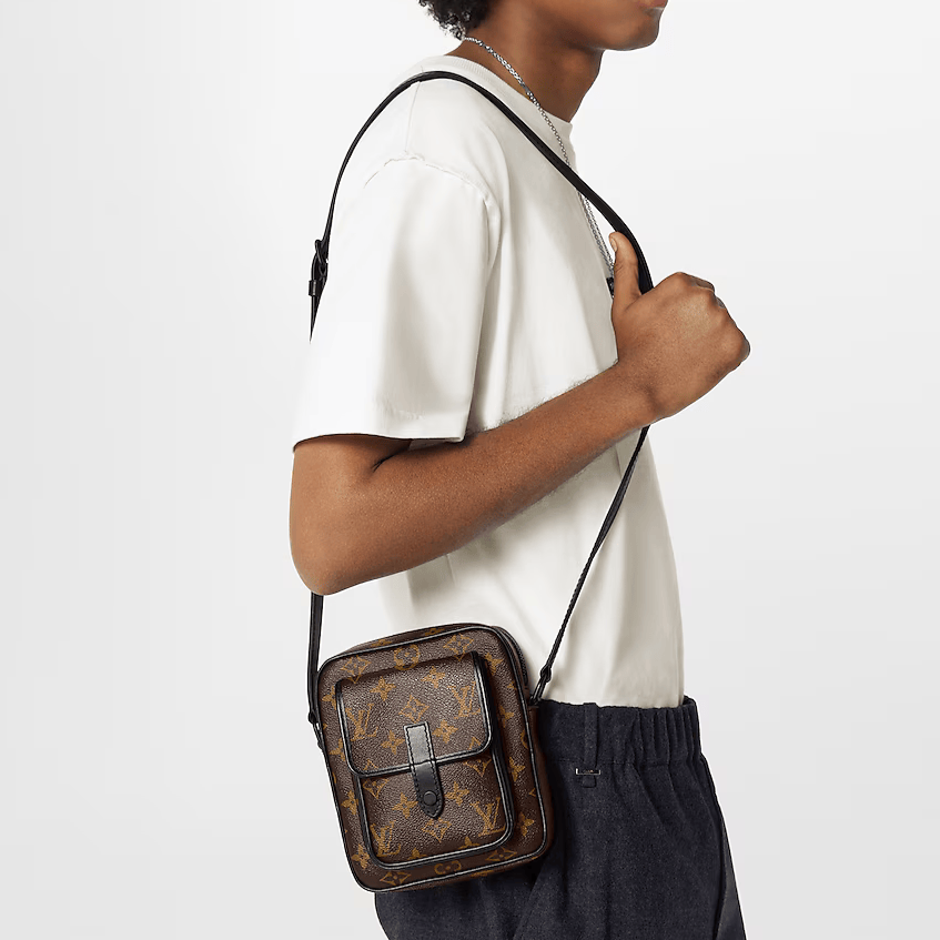 Louis Vuitton Macassar Christopher Wearable Wallet - Brown