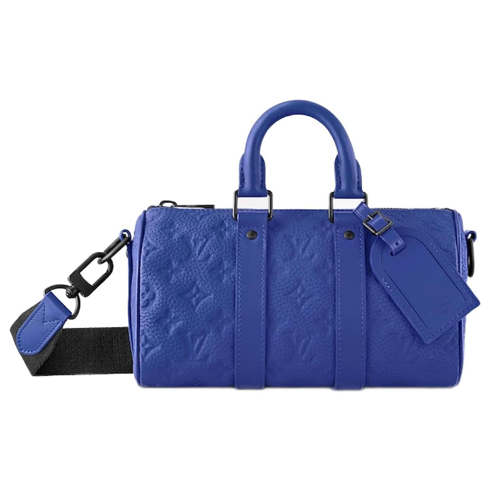 Louis Vuitton Keepall Bandoulière 25 Duffle Bag - Racing Blue