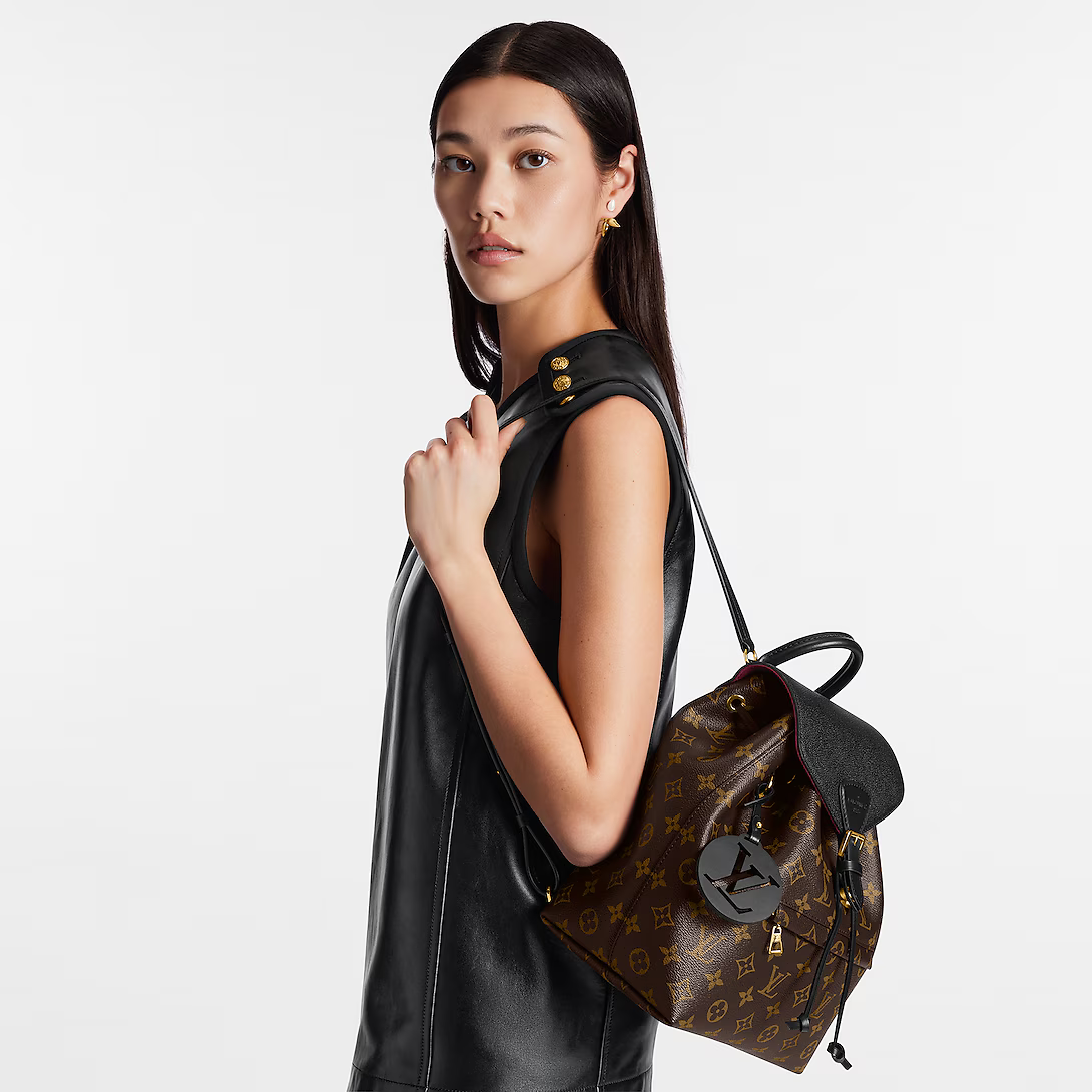 Louis Vuitton Montsouris PM Backpack - Monogram Black