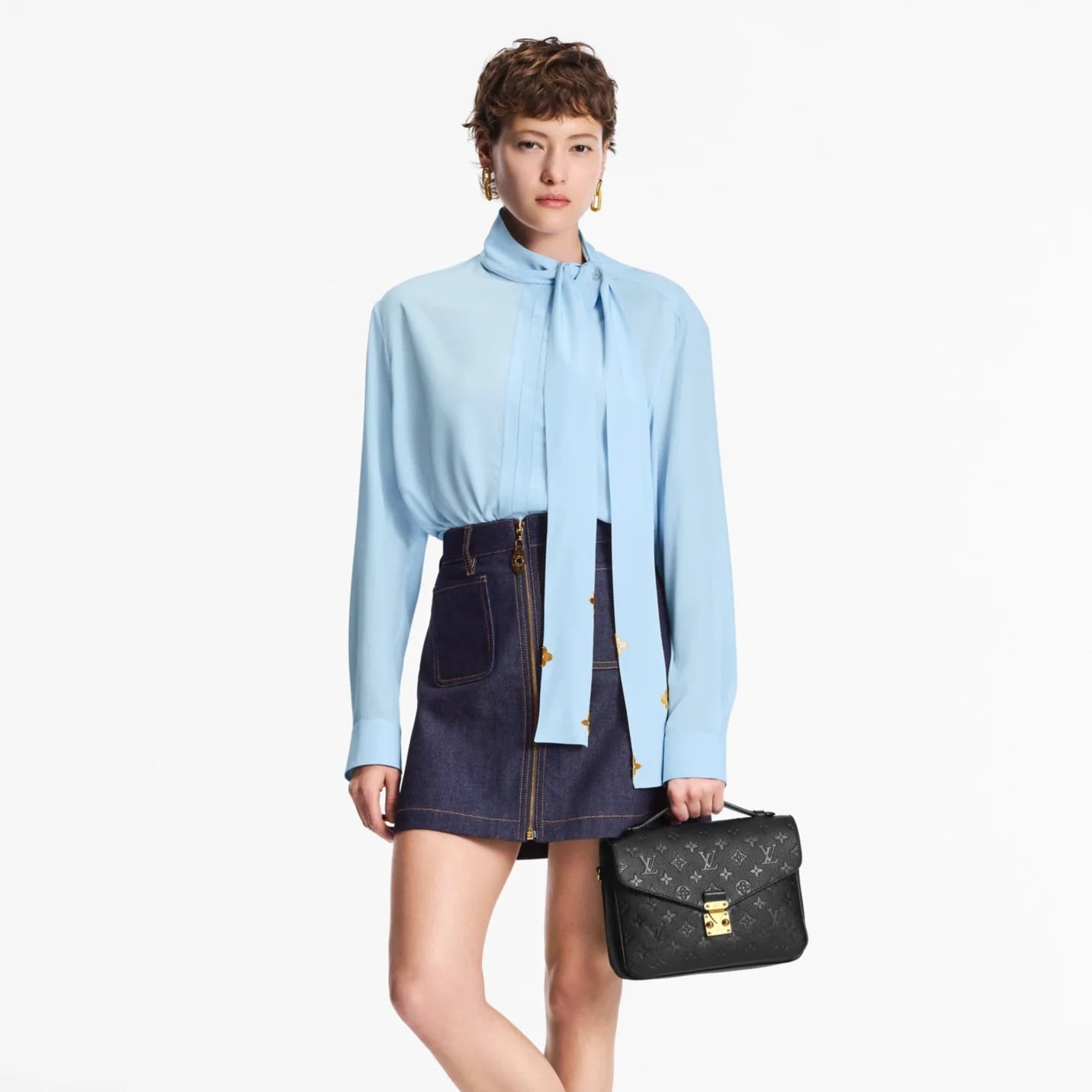 Louis Vuitton Pochette Métis Crossbody Bag - Black