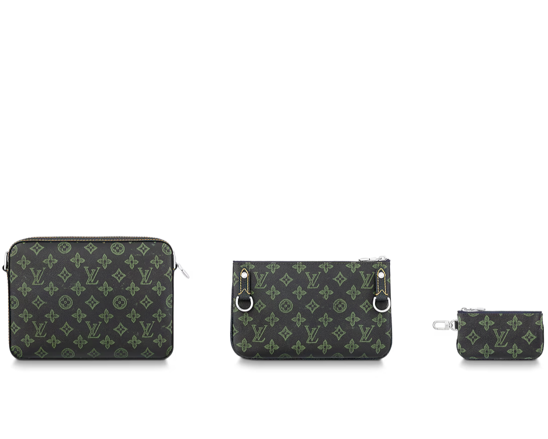 Louis Vuitton Trio Messenger Bag - Dark Green