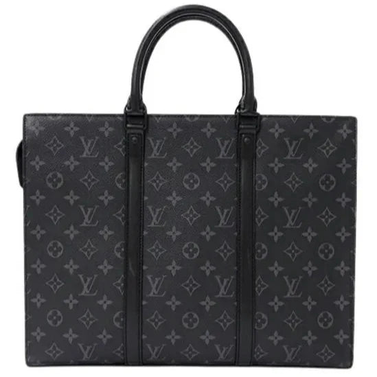 Louis Vuitton Monogram Eclipse Weekend Tote Bag - Black