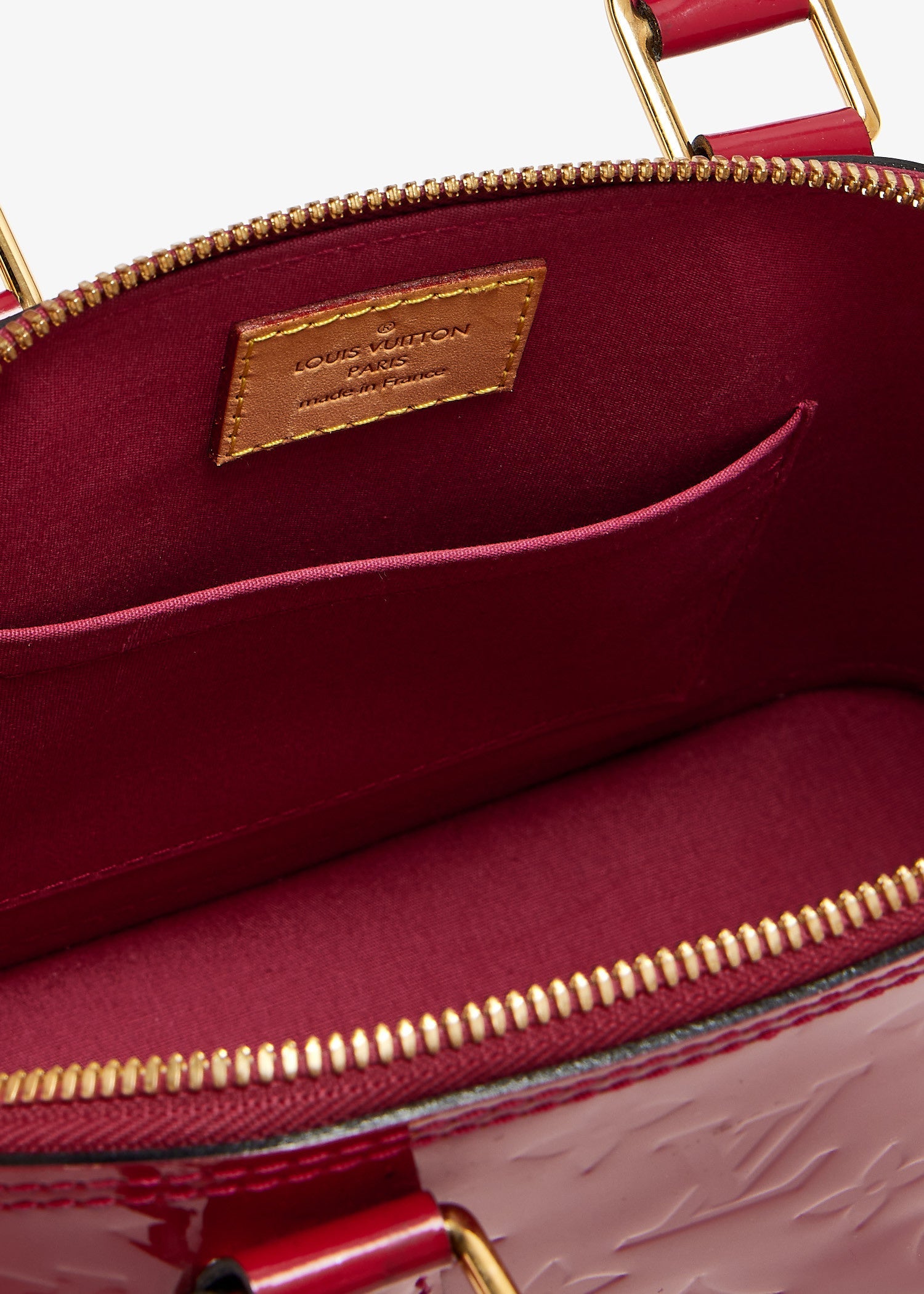 Louis Vuitton Alma BB Handbag - Indian Red