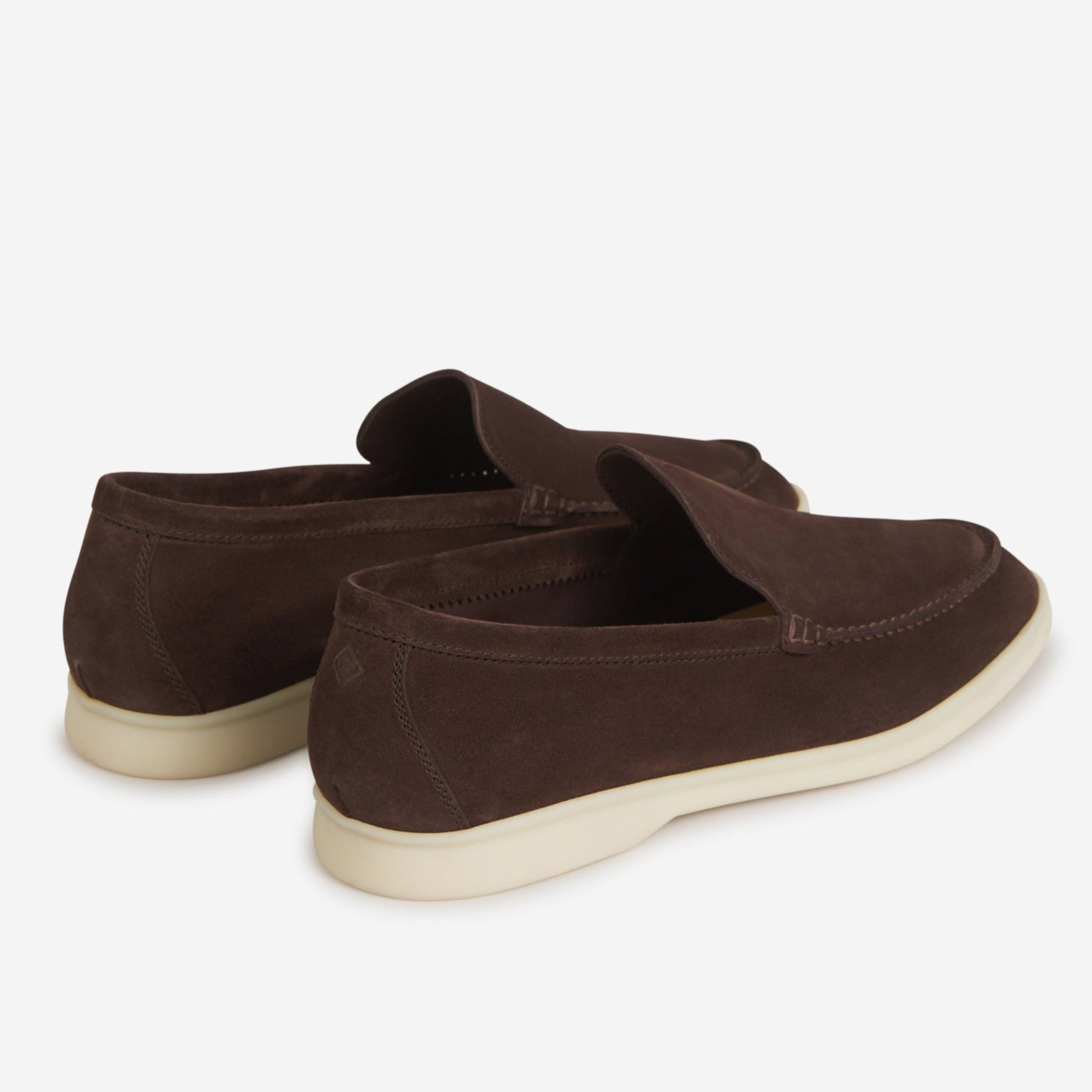 Loro Piana Summer Walk Suede Loafers - Amarone (Q08F)