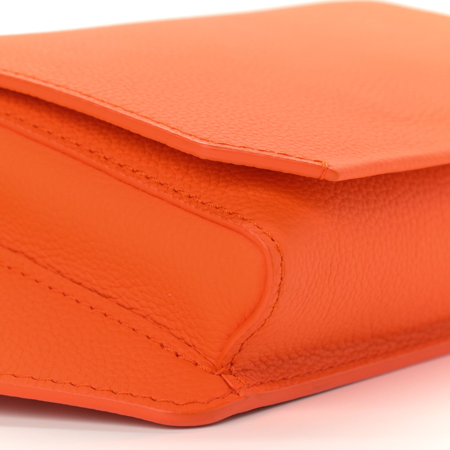 Louis Vuitton Grained Calfskin Aerogram Takeoff Sling Belt Bag - Orange