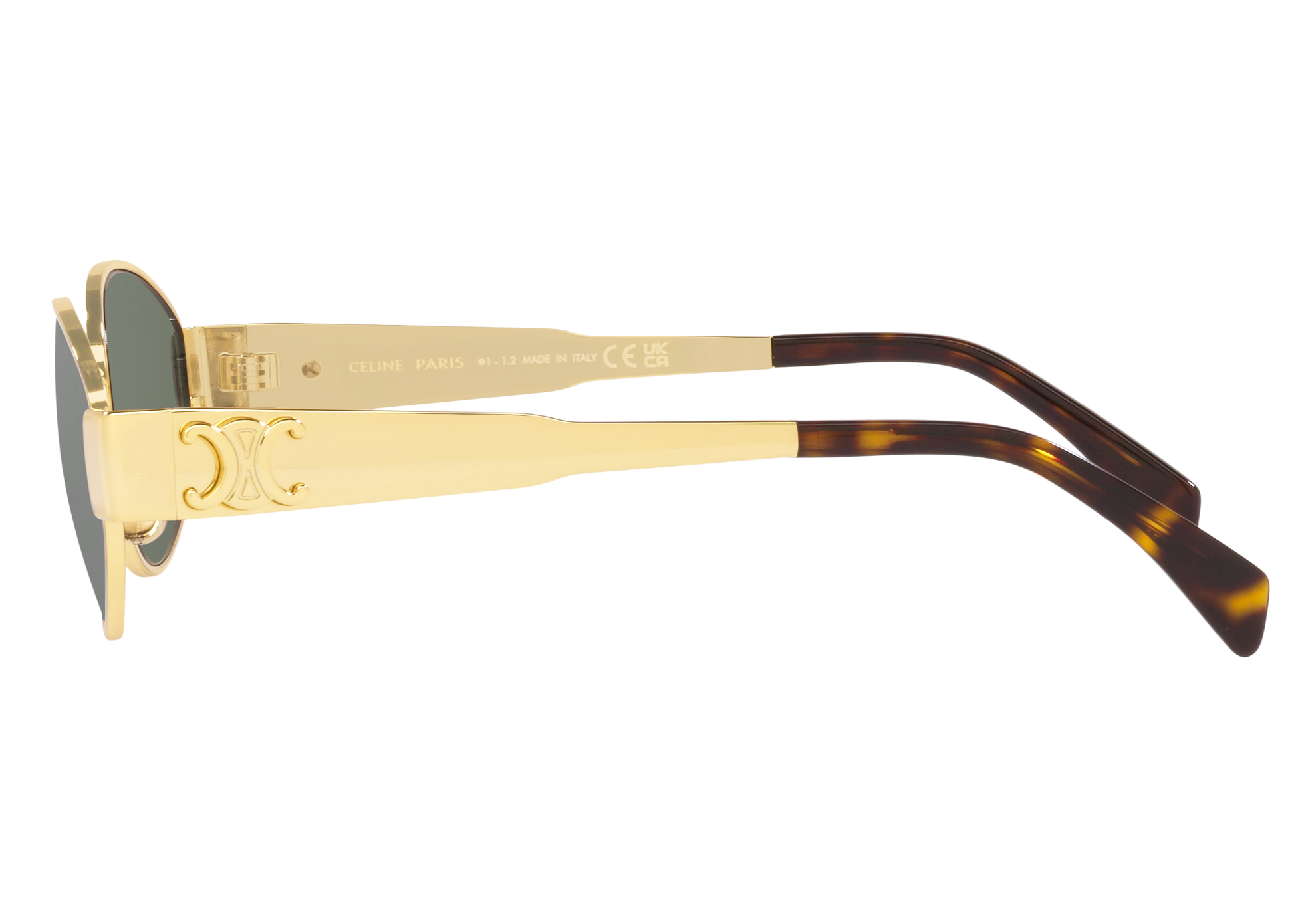 Celine CL40235 30N Triomphe Metal Gold Sunglasses