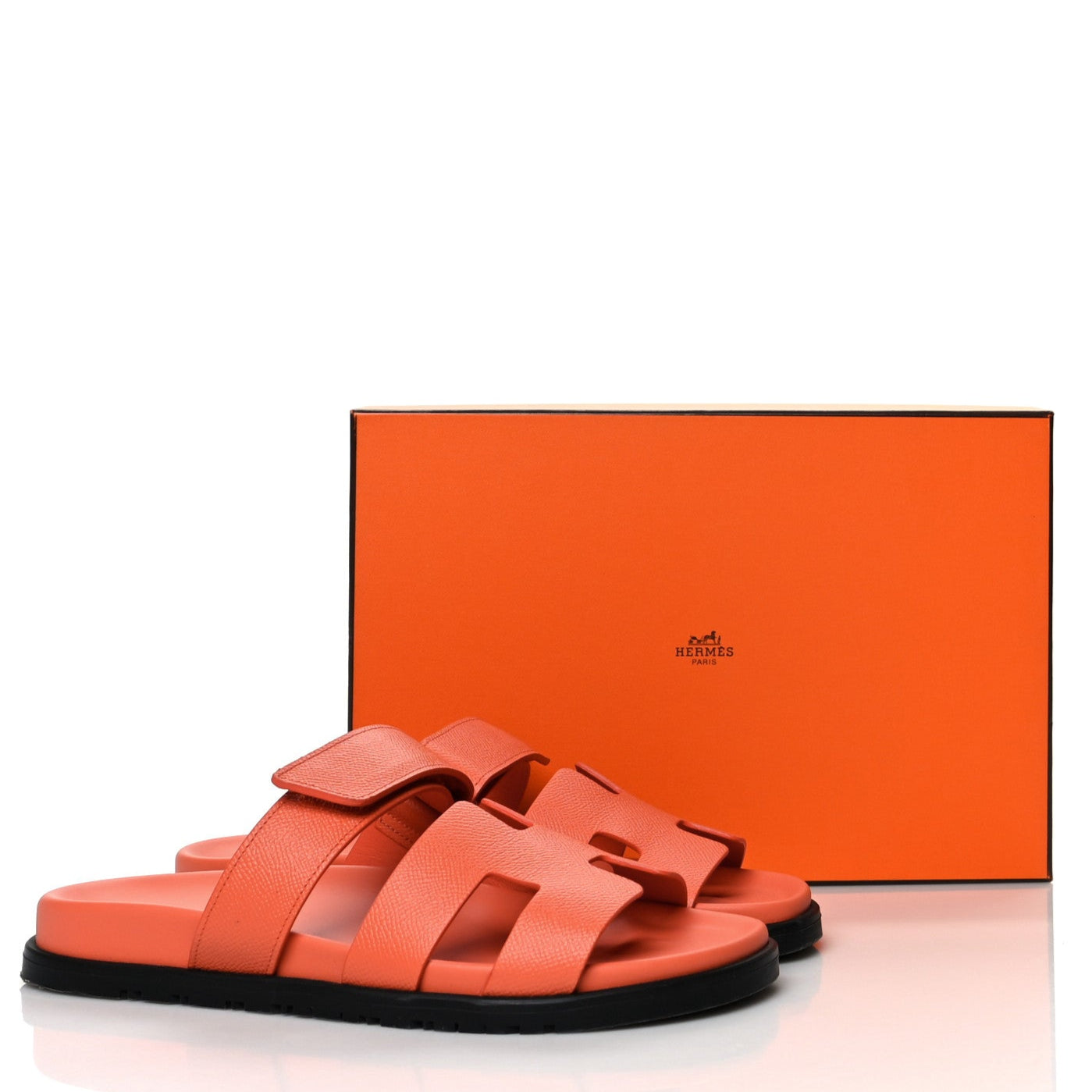 Hermes Chypre Sandal - Epsom Rose Sorbet