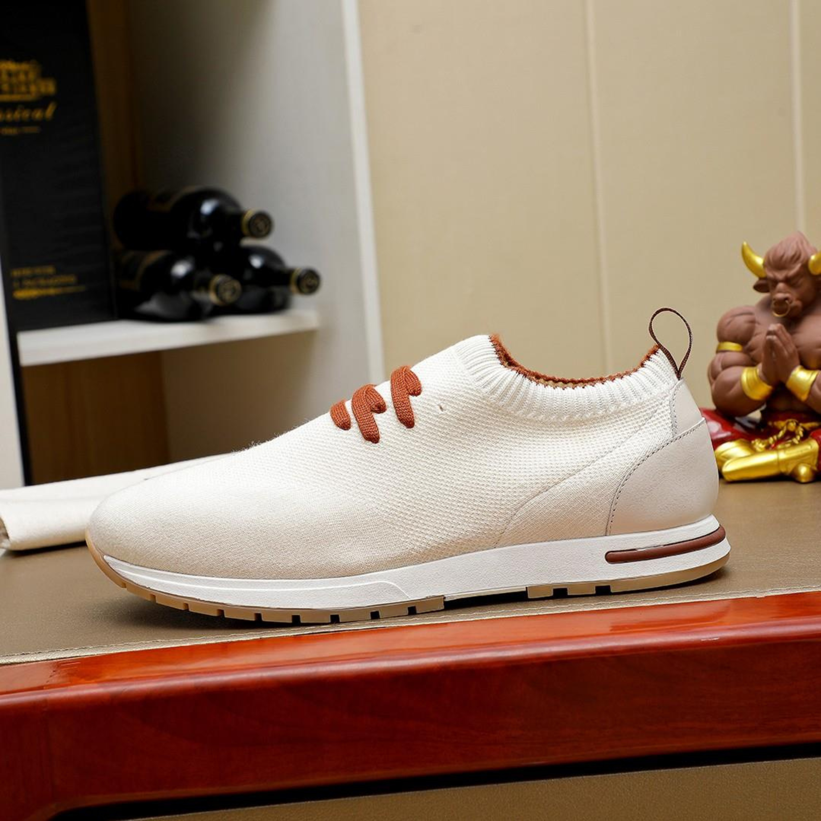 Loro Piana 360 LP Flexy Walk Wish® Wool Sneakers - White (1000)