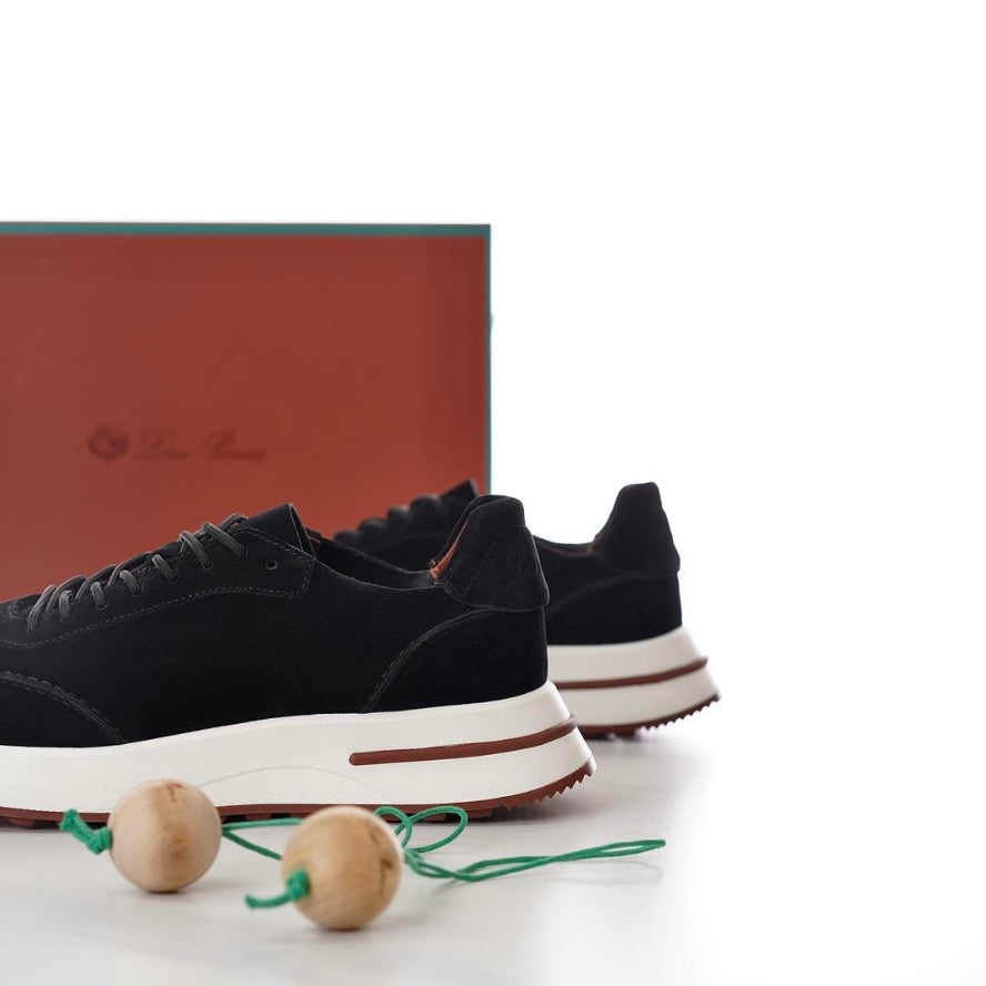 Loro Piana Week End Walk Microfiber - Storm System® Sneakers - Black (8000)