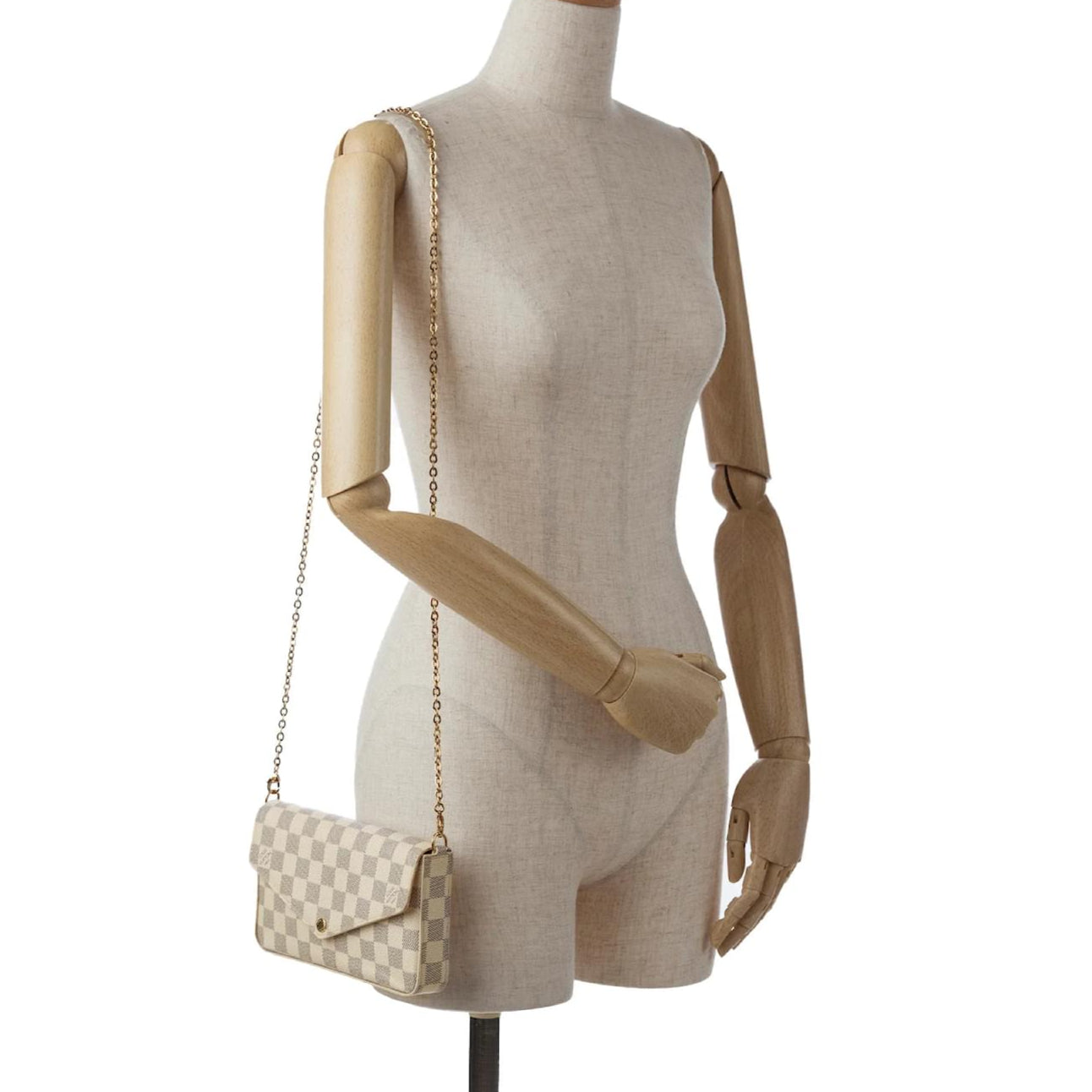 Louis Vuitton Damier Azur Pochette Félicie Crossbody Bag - Damier Azur